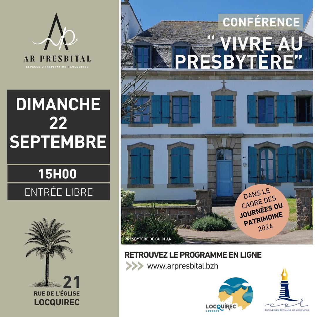 JOURNÉES DU PATRIMOINE 2024 : CONFÉRENCE 