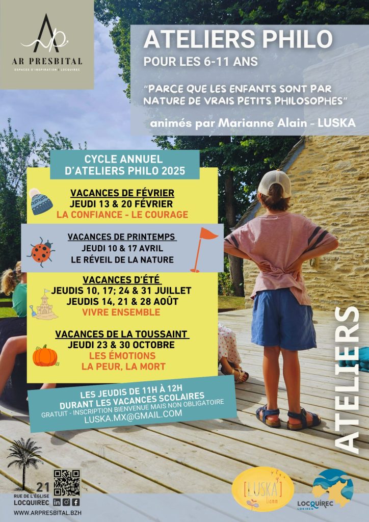 ATELIERS PHILO POUR LES 6-11 ANS