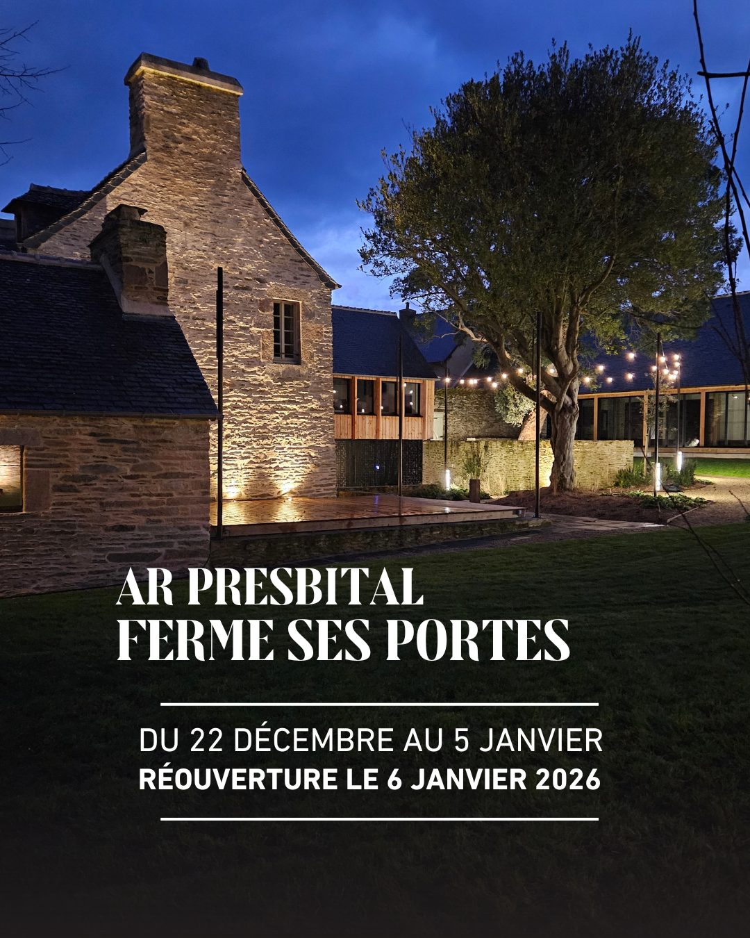 Le lieu ferme ses portes pour congés