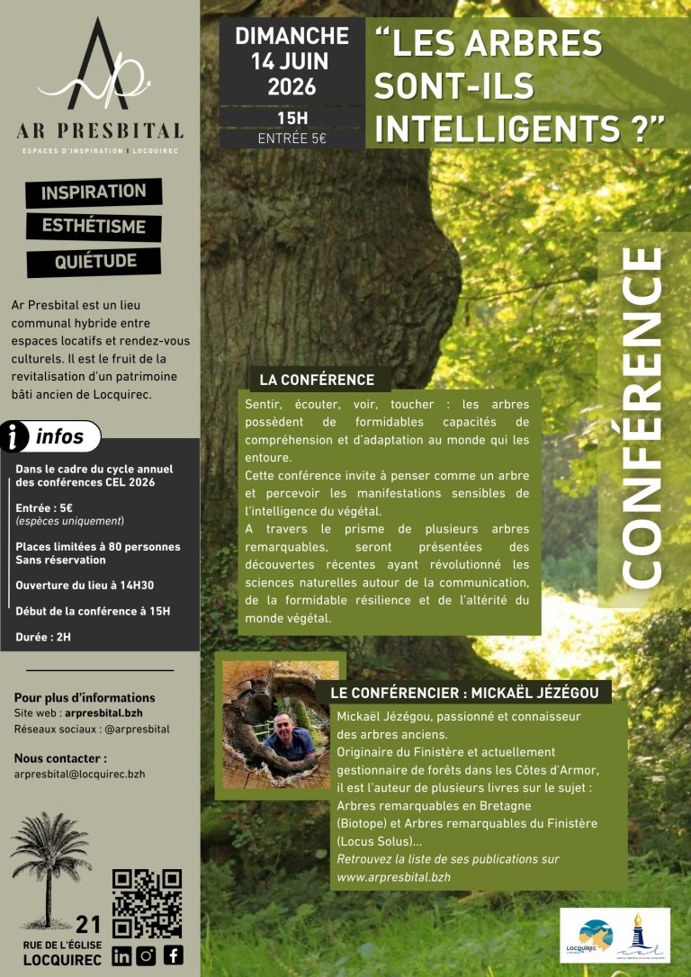 Conférence : « Les arbres sont-ils intelligents ? »