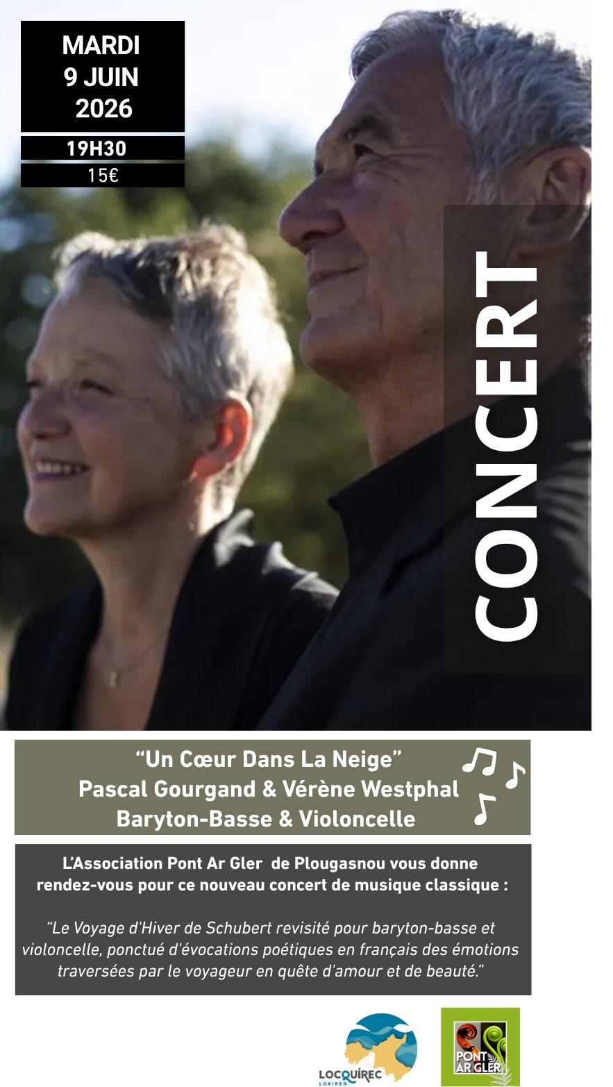 CONCERT MUSIQUE CLASSIQUE - avec Pascal Gourgand & Vérène Westphal