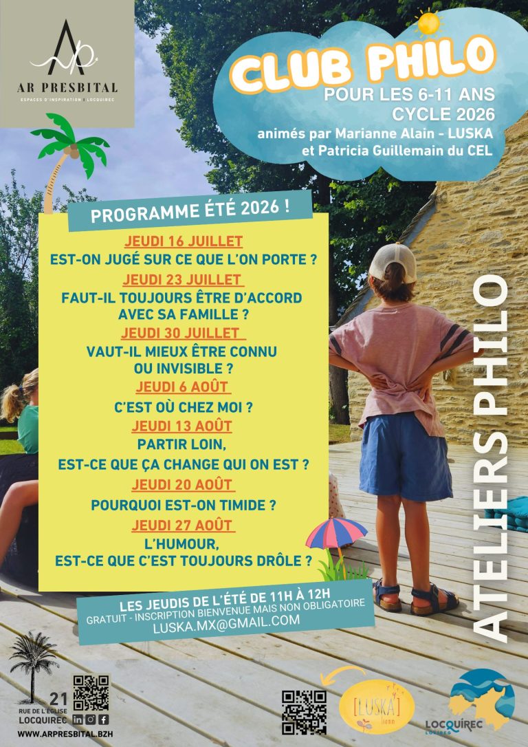CLUB PHILO DE L’ÉTÉ !
